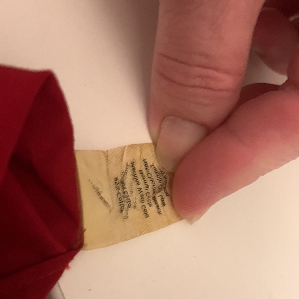 Talbots Red Button Down Stretch Poplin 18w Long S… - image 4